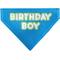 Show in main carousel: Buckle-Down Birthday Boy Text Dog Bandana, Blue slide 1 of 6