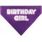 Show in main carousel: Buckle-Down Birthday Girl Text Dog Bandana, Purple slide 1 of 7