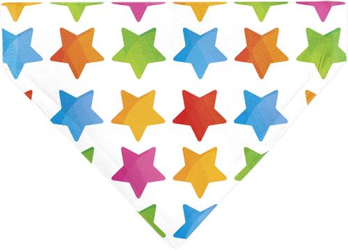 Show full view: Buckle-Down Birthday Boy Text & Stars Dog Bandana slide 2 of 6