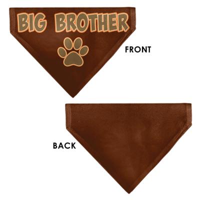 Show full view: Buckle-Down Big Brother Text & Paw Dog Bandana slide 3 of 6