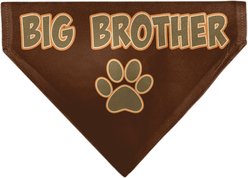 Buckle-Down Big Brother Text & Paw Dog Bandana