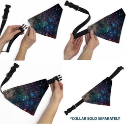 Buckle-Down Galaxy Dog Bandana, Multicolor slide 2 of 7