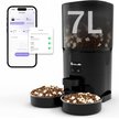 Show in main carousel: ONIZOOMI Smart 2.4G WiFi Automatic Dual Bowl Cat & Dog Feeder, Black, 30-Cup slide 1 of 10
