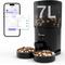 Show in main carousel: ONIZOOMI Smart 2.4G WiFi Automatic Dual Bowl Cat & Dog Feeder, Black, 30-Cup slide 1 of 11
