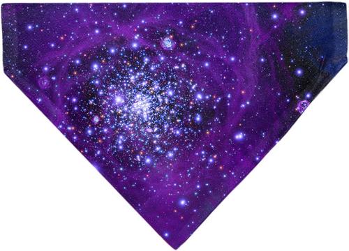 Show full view: Buckle-Down Galaxy Dog Bandana, Blue slide 2 of 6