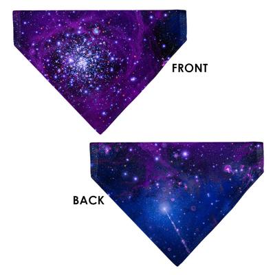 Show full view: Buckle-Down Galaxy Dog Bandana, Blue slide 3 of 6