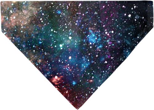 Show full view: Buckle-Down Galaxy Dog Bandana, Multicolor slide 3 of 7