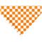 Show in main carousel: Buckle-Down Checker Dog Bandana, Orange & White slide 2 of 6