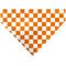 Show in main carousel: Buckle-Down Checker Dog Bandana, Orange & White slide 1 of 6