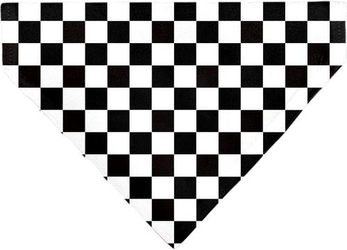 Show full view: Buckle-Down Checker Dog Bandana, Black & White slide 3 of 7