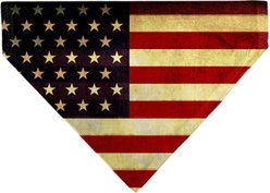 Buckle-Down Vintage US Flag Repeat Dog Bandana slide 1 of 6