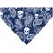 Show in main carousel: Buckle-Down Bandana Skulls Dog Bandana, Blue & White slide 3 of 7