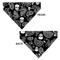 Show in main carousel: Buckle-Down Bandana Skulls Dog Bandana, Black & White slide 3 of 6