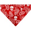 Show in main carousel: Buckle-Down Bandana Skulls Dog Bandana, Red & White slide 1 of 6