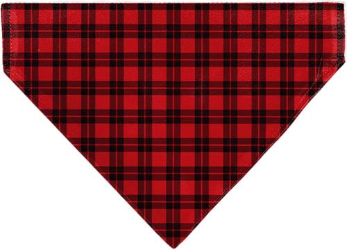 Show full view: Buckle-Down Christmas Plaid Holiday Pajama Personalized Dog Bandana slide 2 of 6