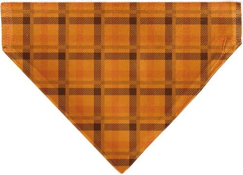 Show full view: Buckle-Down Christmas Holiday Thanksgiving Plaid Personalized Dog Bandana slide 2 of 6