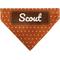 Show in main carousel: Buckle-Down Christmas Holiday Thanksgiving Mini Polka Dots Personalized Dog Bandana slide 1 of 5