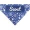 Show in main carousel: Buckle-Down Christmas Holiday Hanukkah Symbols Personalized Dog Bandana slide 1 of 6