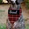 Show in main carousel: Buckle-Down Christmas Holiday Pajama Plaid Personalized Dog Bandana slide 4 of 6