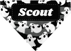 Buckle-Down Halloween Ghosts Scattered Personalized Dog Bandana