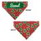 Show in main carousel: Buckle-Down Christmas Holiday Christmas Trees Stars Personalized Dog Bandana slide 3 of 6