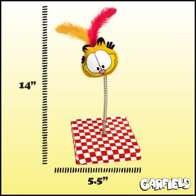 Show full view: Garfield Plush Spring Action Cat Teaser Toy slide 5 of 6