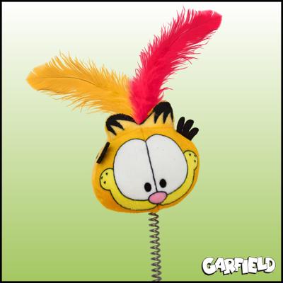 Show full view: Garfield Plush Spring Action Cat Teaser Toy slide 4 of 6