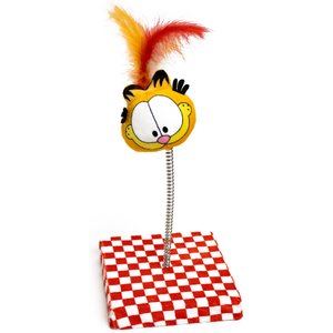 Garfield Plush Spring Action Cat Teaser Toy