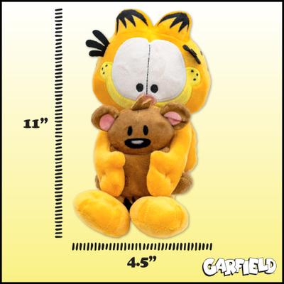 Show full view: Garfield Nesting Squeaky Dog Plush Toy slide 5 of 6