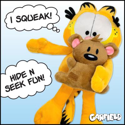 Show full view: Garfield Nesting Squeaky Dog Plush Toy slide 2 of 6