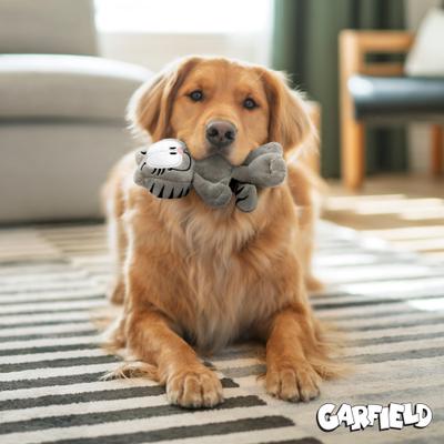 Show full view: Garfield Nermal Squeaky Dog Plush Toy slide 3 of 6