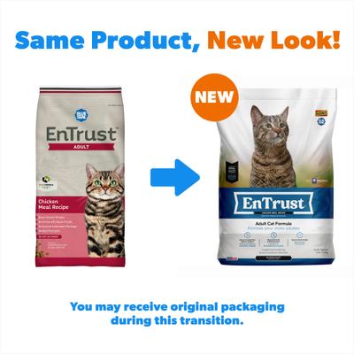 Show full view: Kent / Blue Seal EnTrust Chicken Meal Recipe No Soy or Wheat Dry Cat Food, 20-lb bag slide 3 of 8