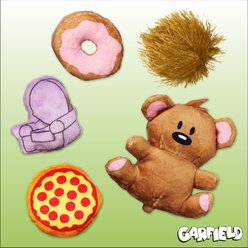 Garfield Garfield's Favorites Plush Cat Toy with Catnip, 5 count slide 2 of 6