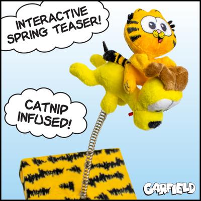 Show full view: Baby Garfield Baby Garfield & Odie Spring Cat Teaser Toy slide 2 of 6