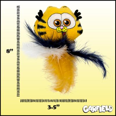 Show full view: Baby Garfield Kicker Feather Cat Teaser Toy slide 6 of 7