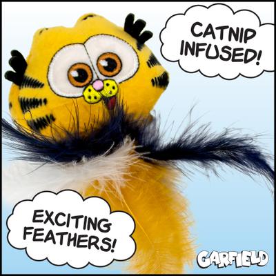 Show full view: Baby Garfield Kicker Feather Cat Teaser Toy slide 3 of 7