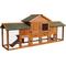 Show in main carousel: Yafylly 2-Tier Chicken Coop with Detachable Runs, 7 to 8 Chicken Capacity, Bean Red slide 4 of 5