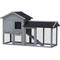 Show in main carousel: Yafylly Chicken Coop with Large Run, 5 to 6 Chicken Capacity, Gray slide 2 of 5