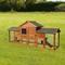 Show in main carousel: Yafylly 2-Tier Chicken Coop with Detachable Runs, 7 to 8 Chicken Capacity, Bean Red slide 1 of 5