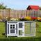 Show in main carousel: Yafylly Chicken Coop with Running Cage, 5 to 6 Chicken Capacity slide 1 of 5