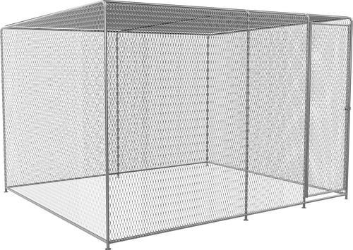 Show full view: Yafylly Chicken Coop, 7 to 8 Chicken Capacity, Silver slide 2 of 5
