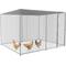 Show in main carousel: Yafylly Chicken Coop, 7 to 8 Chicken Capacity, Silver slide 4 of 5