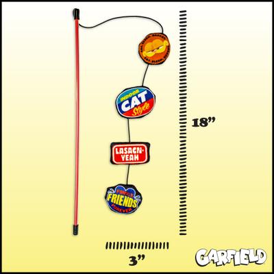 Show full view: Baby Garfield Sayings Cat Teaser Toy, 5 count slide 5 of 6