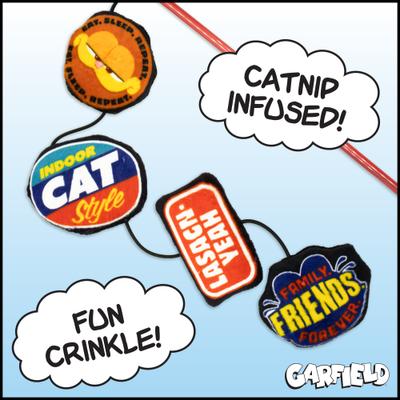 Show full view: Baby Garfield Sayings Cat Teaser Toy, 5 count slide 2 of 6