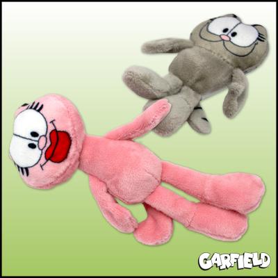 Show full view: Garfield Nermal & Arlene Plush Cat Toy with Catnip, 2 count slide 4 of 6