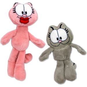 Garfield Nermal & Arlene Plush Cat Toy with Catnip, 2 count