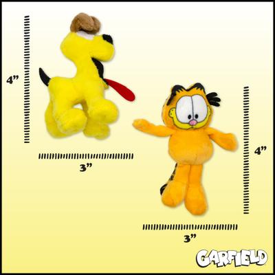 Show full view: Garfield Garfield & Odie Plush Cat Toy with Catnip, 2 count slide 6 of 7