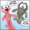 Show in main carousel: Garfield Nermal & Arlene Plush Cat Toy with Catnip, 2 count slide 2 of 6