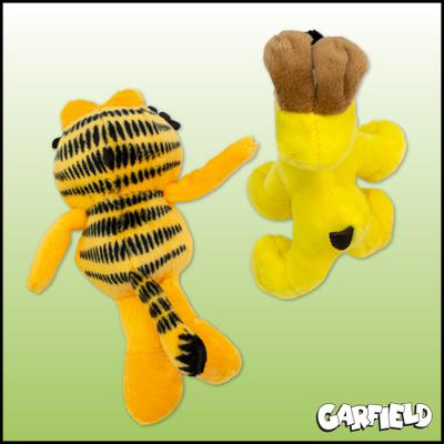Show full view: Garfield Garfield & Odie Plush Cat Toy with Catnip, 2 count slide 5 of 7