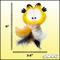 Show in main carousel: Garfield Rattle Ball Cat Plush Kicker Toy with Catnip slide 6 of 7